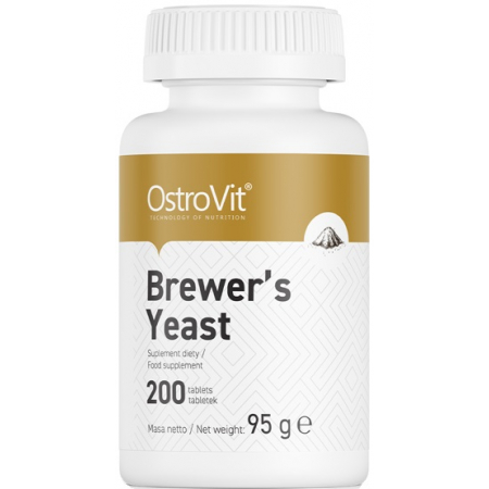 Для шкіри та волосся OstroVit - Brewer's Yeast (200 таблеток)