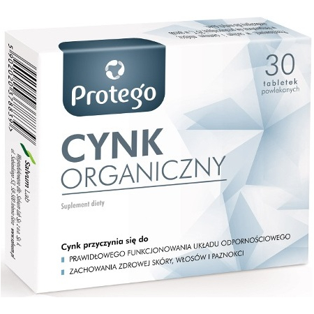Цинк Salvum Lab - Cynk Organiczny (30 таблеток)
