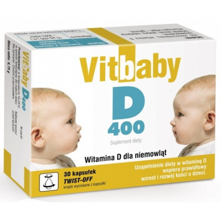 Вітаміни для дітей Salvum Lab - VitBaby D 400 (30 капсул)