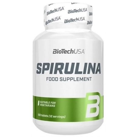 Вітаміни спіруліну BioTech - Spirulina (100 пігулок)