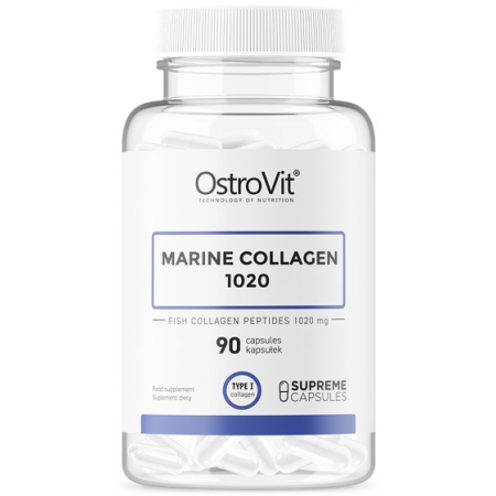 Коллаген из морской рыбы OstroVit - Marine Collagen 1020 (90 капсул)