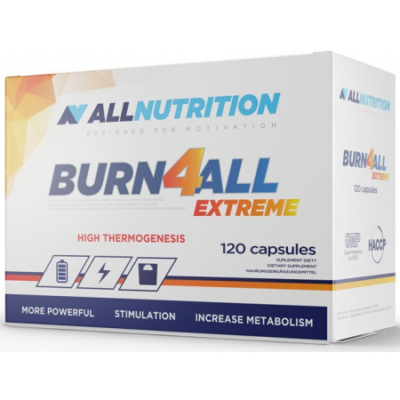 Жироспалювач AllNutrition - Burn4All Extreme (120 капсул)