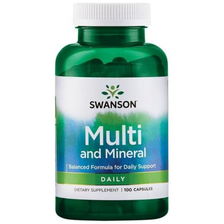Swanson - Multi and Mineral Multivitamin (100 capsules)