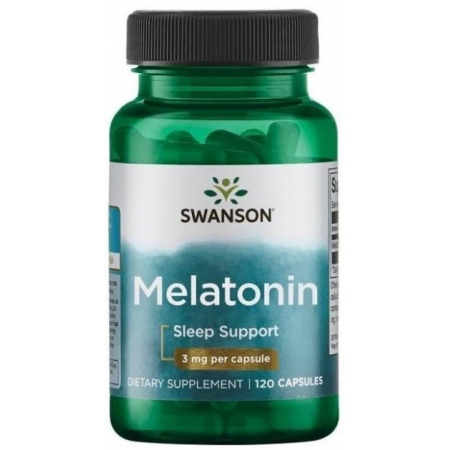 Мелатонін Swanson - Melatonin 3 мг (120 капсул)