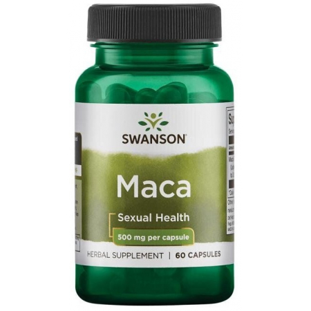 Підвищення сексуальності та гормонального балансу Swanson - Maca 500 мг (60 капсул)