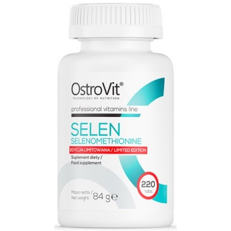 Селен OstroVit - Selen Selenomethionine Limited Edition (220 таблеток)