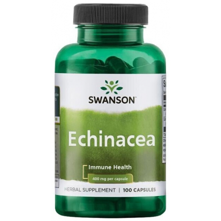 Поддержка иммунитета Swanson - Echinacea 400 мг (100 капсул)
