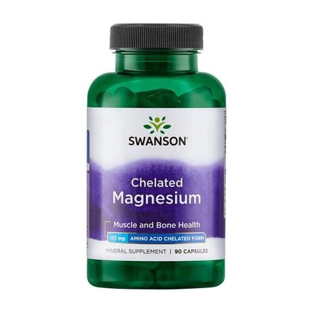 Хелат магния Swanson - Chelated Magnesium 133 мг (90 капсул)