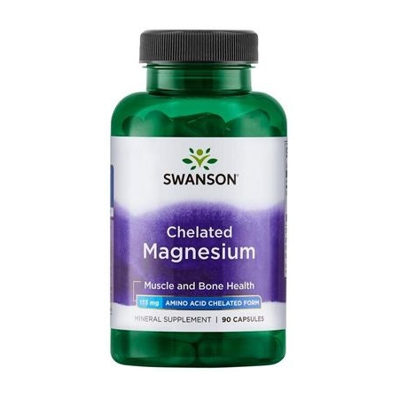 Swanson Magnesium Chelated - Chelated Magnesium 133 mg (90 capsules)