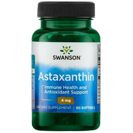 Здоров'я імунної системи Swanson - Astaxanthin 4 мг (60 капсул)