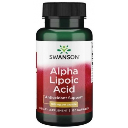 Альфа-ліпоєва кислота Swanson - Alpha Lipoic Acid 100 мг (120 капсул)