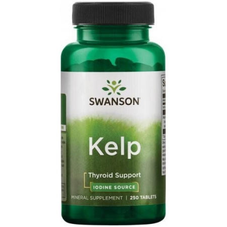 Поддержка щитовидной железы Swanson - Kelp (250 таблеток)
