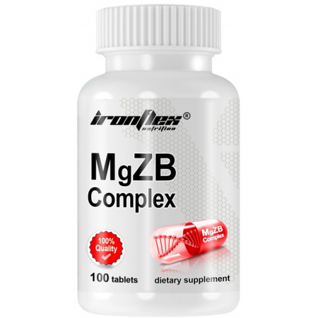 Magnesium-Zinc-B6 IronFlex - MgZB Complex (100 Tablets)