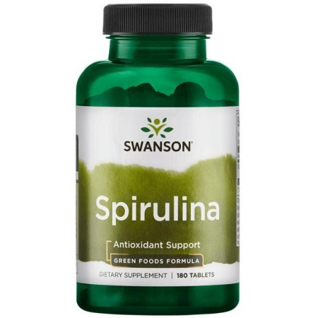 Спіруліна Swanson - Spirulina 500 мг (180 пігулок)