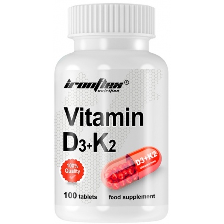 Вітамін IronFlex - Vitamin D3+K2 (90 пігулок)