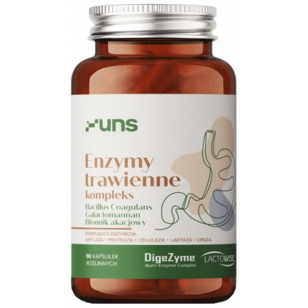 Улучшение пищеварения UNS - Enzymy Trawienne (90 капсул)
