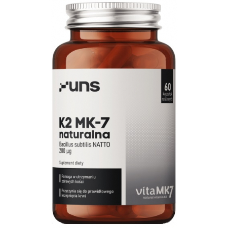 Vitamins UNS - K2 MK-7 Naturalna 200 mcg (60 capsules)