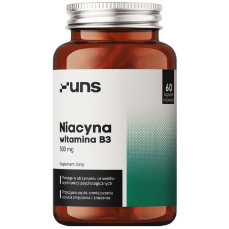 Вітаміни UNS - Niacyna witamina B3 (60 капсул)