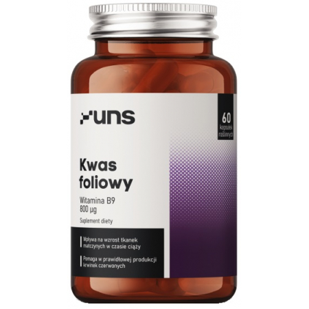 Vitamins UNS - Kwas Foliowy Vit B9 (60 capsules)