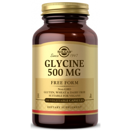 Гліцин Solgar - Glycine 500 мг (100 капсул)
