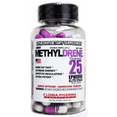 Fat burner Cloma Pharma - Methyldrene 25 Elite (100 capsules)