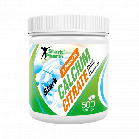 Calcium Citrate & Vitamin D3 1000mg (500 Tablets)