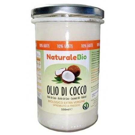 Кокосовое масло Naturale Bio - Olio Di Cocco (550 мл)