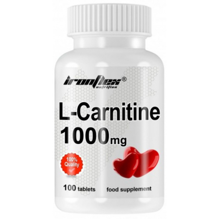 Карнітин IronFlex - L-Carnitine 1000 (100 пігулок)