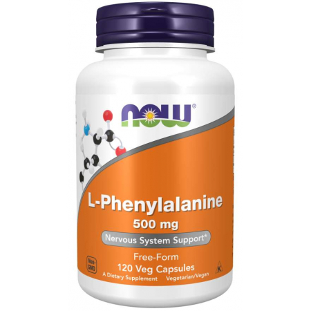 L-Фенілаланін Now Foods - L-Phenylalanine 500 мг (120 капсул)