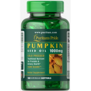 Масло семян тыквы Puritan's Pride - Pumpkin Seed Oil 1000 мг (100 капсул)