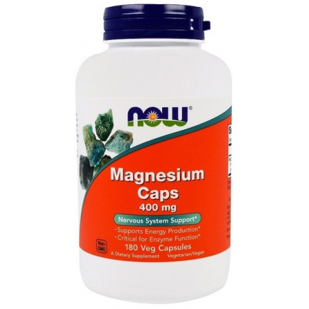 Magnesium Now Foods - Magnesium Caps 400 mg (180 caps)