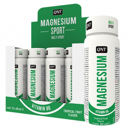 Vitamin-mineral complex QNT - Magnesium & Vit B6 Shot (12 pieces of 80 ml)