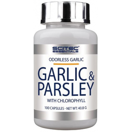 Екстракт петрушки та часнику Scitec Nutrition - Garlic & Parsley (100 капсул)