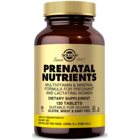 Мультивитамины для беременных Solgar - Prenatal Nutrients (120 таблеток)