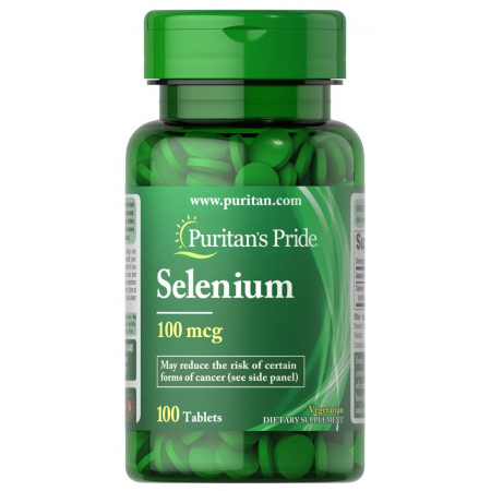 Puritan's Pride Selenium 100 mcg (100 Tablets)