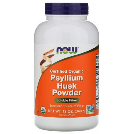 Порошок лушпиння подорожника Now Foods - Psyllium Husk Powder (340 грам)