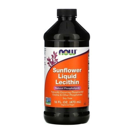 Лецитин Now Foods - Sunflower Liquid Lecithin (473 мл)
