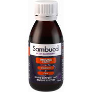 For immunity Sambucol - Liquid Immuno Forte + Vit C + Zinc (120 ml)