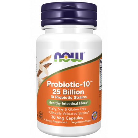 Пробиотик Now Foods - Probiotic-10™ 25 Billion (30 капсул)