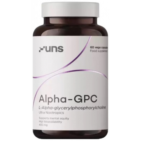 Ноотроп UNS - Alpha-GPC 400 мг (60 капсул)