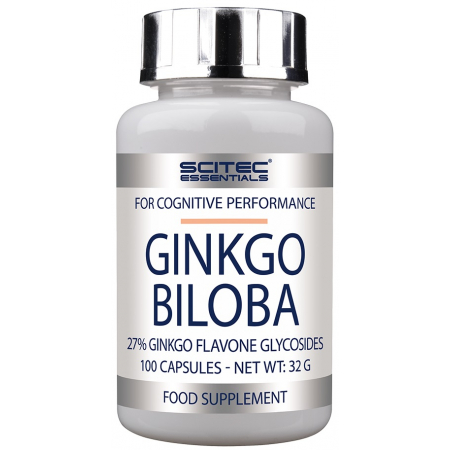 Ясність мислення Scitec Nutrition - Ginkgo Biloba (100 капсул)