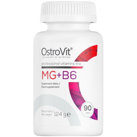 Вітаміни та мінерали OstroVit - MG+B6 (90 таблеток)