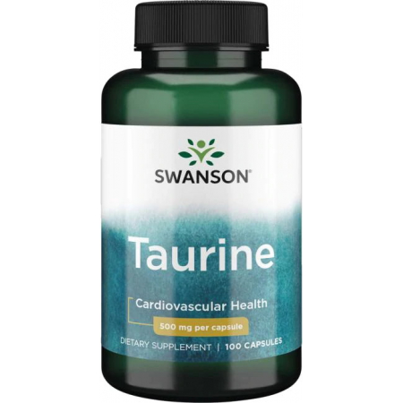 Таурін Swanson - Taurine 500 мг (100 капсул)