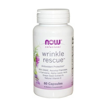 Антиоксидантная защита Now Foods - Wrinkle Rescue (60 капсул)