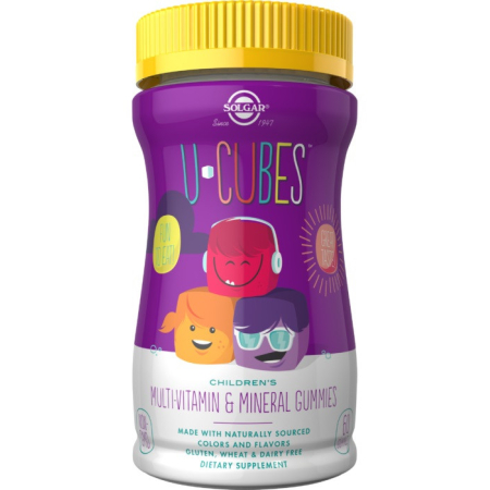 Вітамінно-мінеральний комплекс Solgar - U-Cubes Multivitamin & Mineral (60 жувальних цукерок)