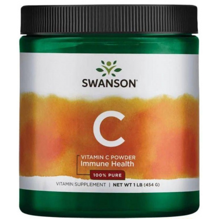 Вітаміни Swanson - 100% Pure Vitamin C Powder (454 г)
