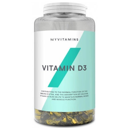 Вітаміни Myprotein - Vitamin D3 (180 капсул)
