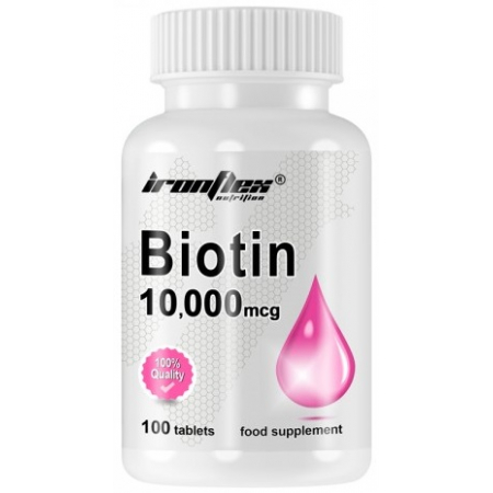 Біотин IronFlex - Biotin 10.000 мкг (100 таблеток)