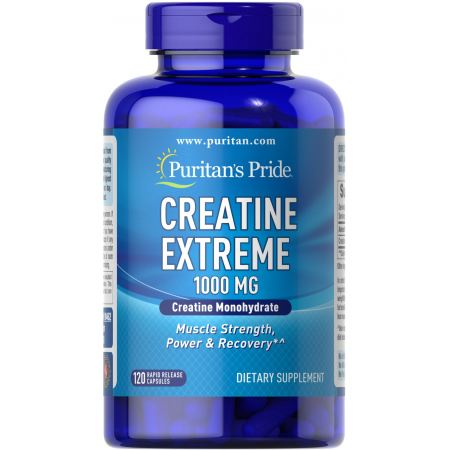 Креатин Puritan's Pride - Creatine Extreme 1000 мг (120 капсул)