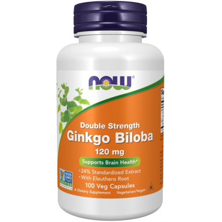 Гинкго Билоба Now Foods - Ginkgo Biloba 120 мг (100 капсул)